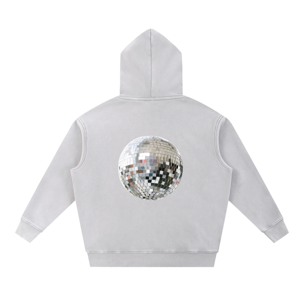 Snow Wash Fleece Oversize Hoodie