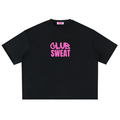 Washed Rolled Hem Half Sleeve T-Shirt