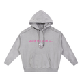 Snow Washed Tape Raw Edge Hoodie