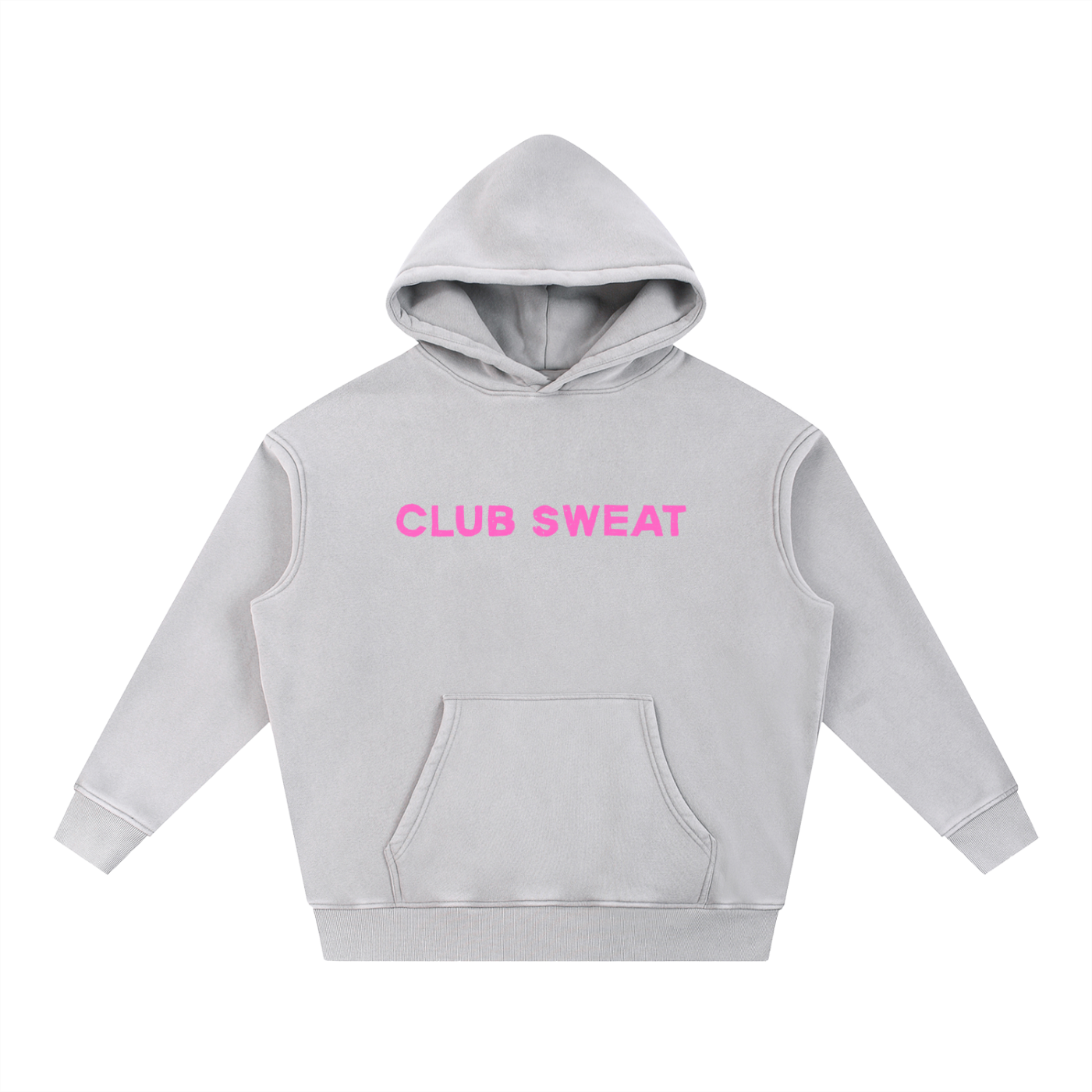 Snow Wash Fleece Oversize Hoodie