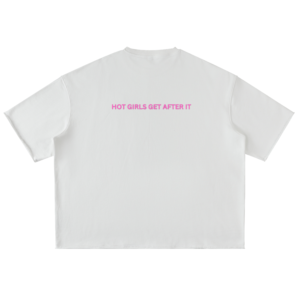 Washed Rolled Hem Half Sleeve T-Shirt