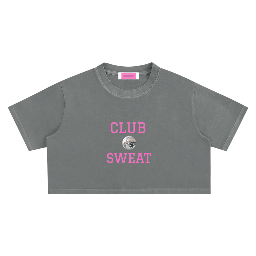 Snow Washed Crop Top