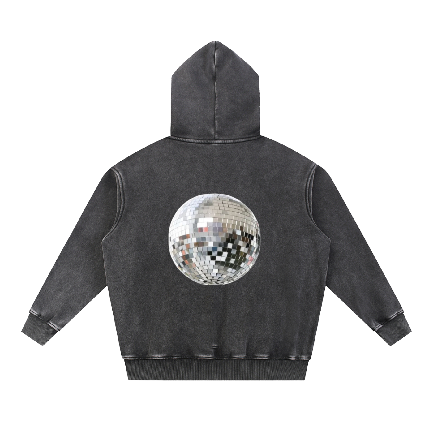 Snow Wash Fleece Oversize Hoodie