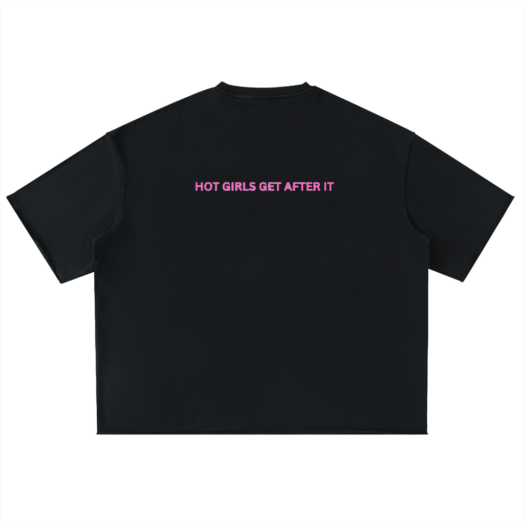 Washed Rolled Hem Half Sleeve T-Shirt