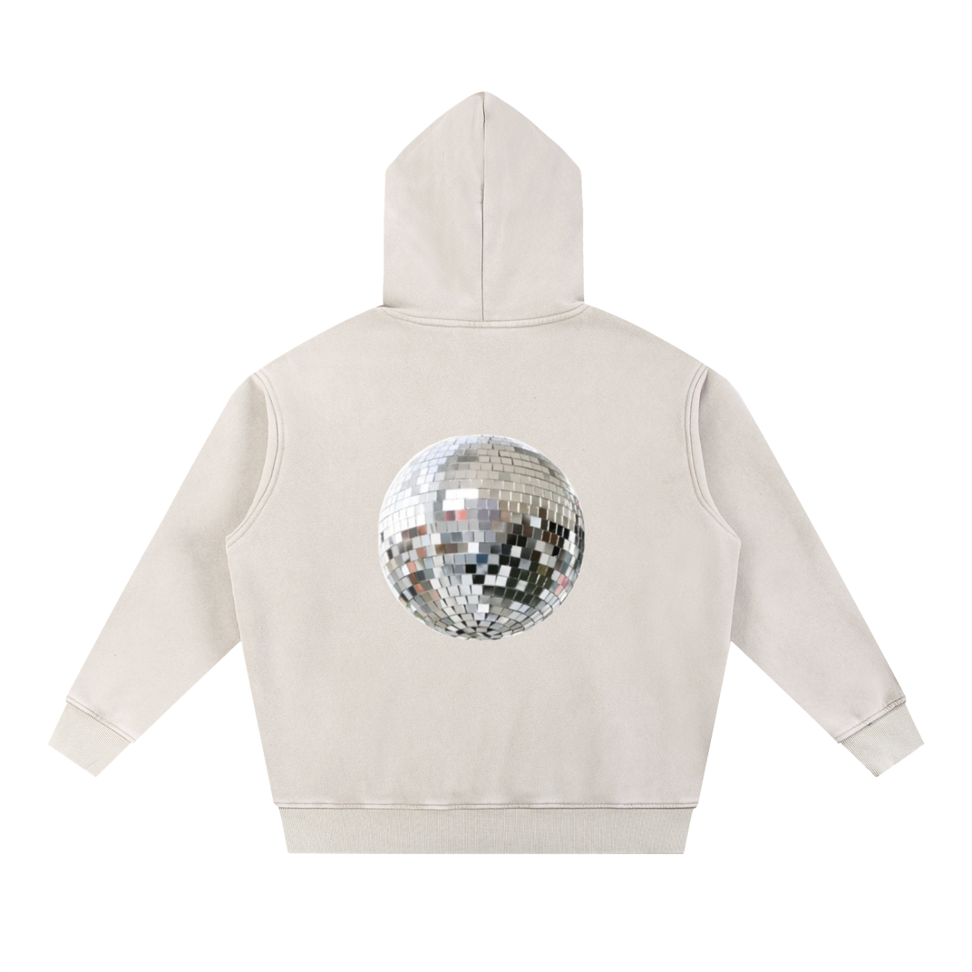Snow Wash Fleece Oversize Hoodie